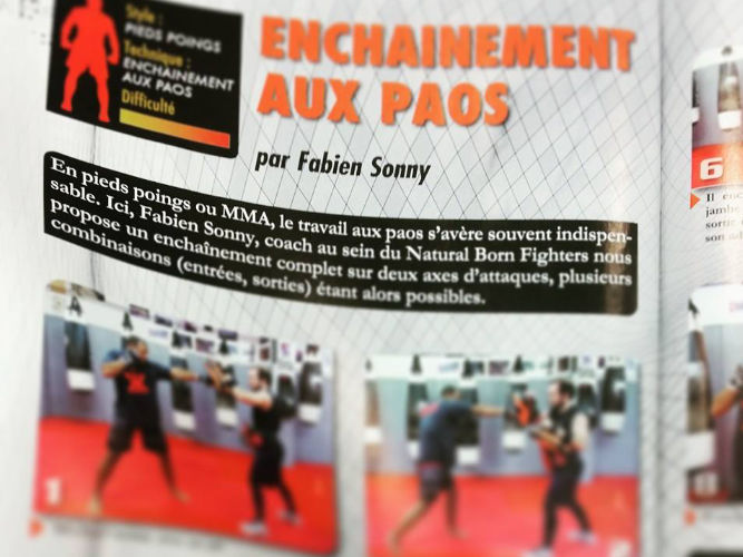 Scan provenant d'un magazine FightSport